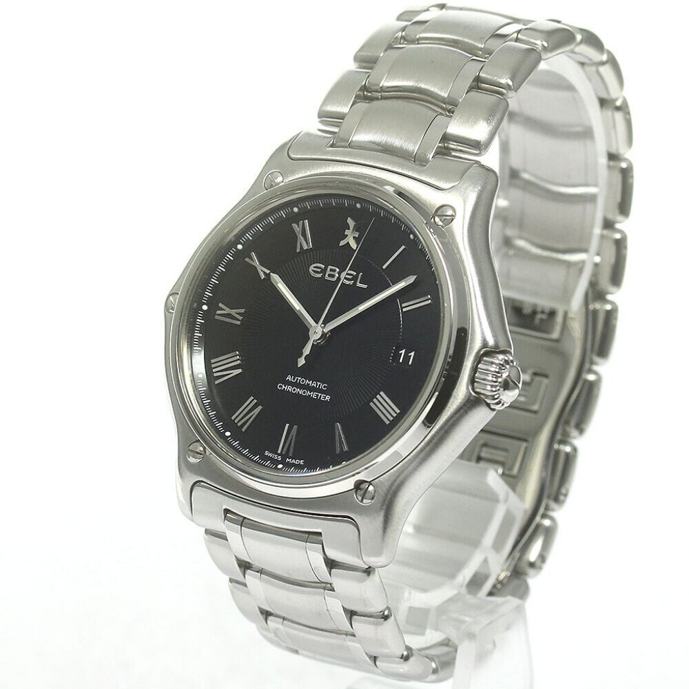 EBEL 1911 E9120L41 Date Black Dial Automatic Men's Watch_843619